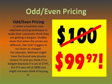 odd even pricing advantages|Odd.